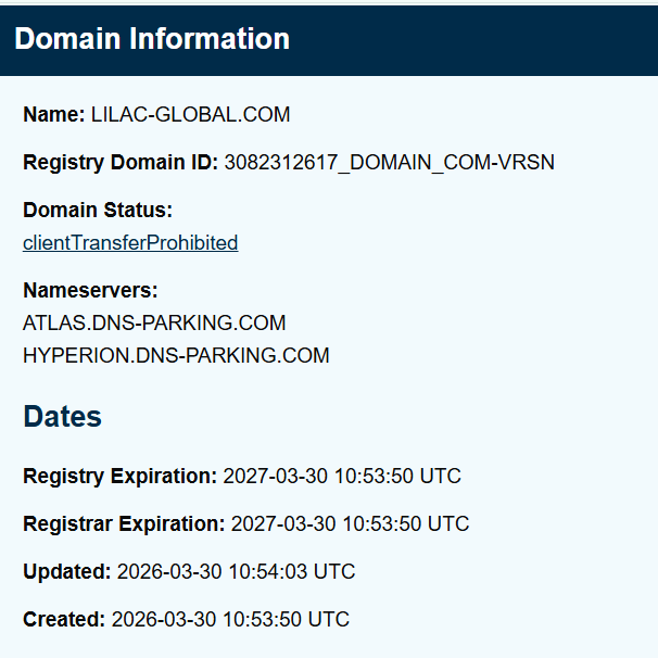 дата-регистрации-домена-lilac-global-com